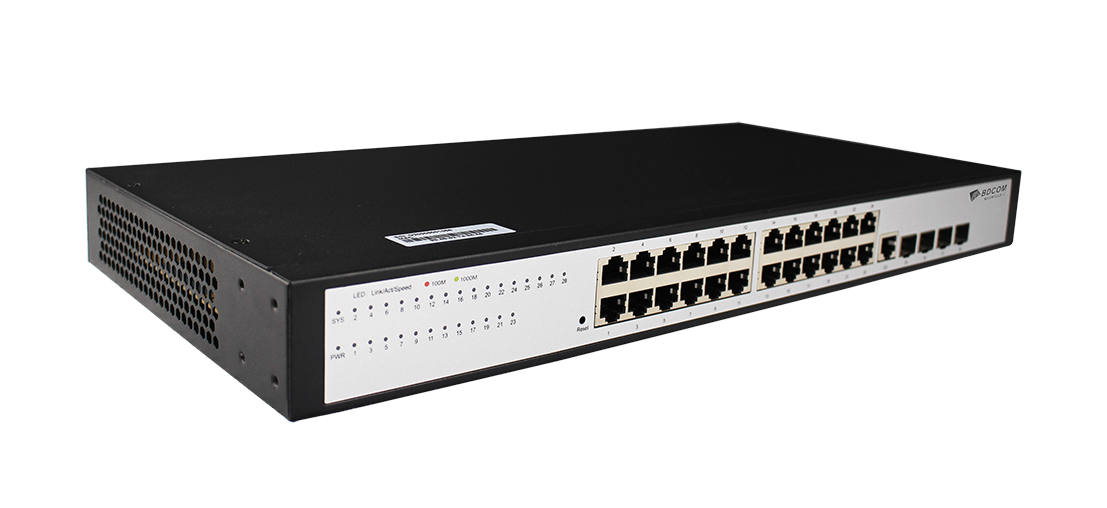 BDCOM S2500 C Series Full Gigabit POE Switches, L2 Managed - Alief