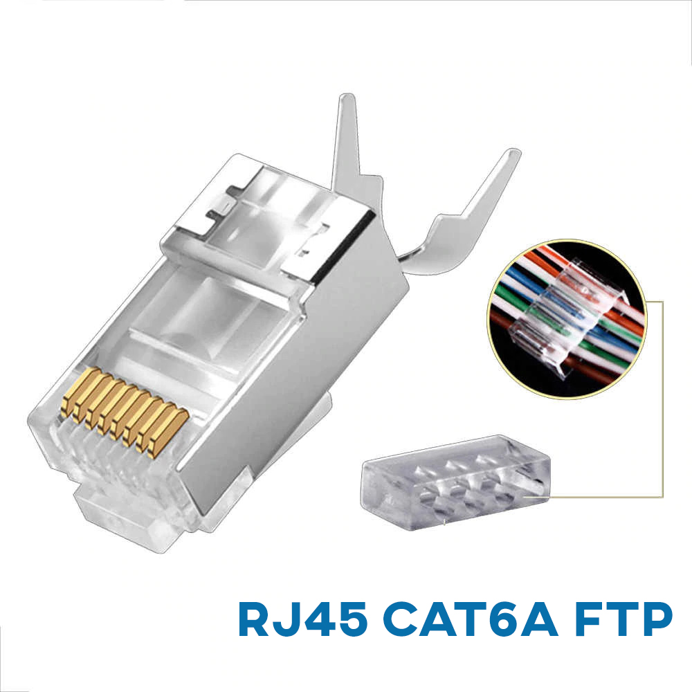 Conector RJ45 CAT6 FTP SIMON CJ6A45F