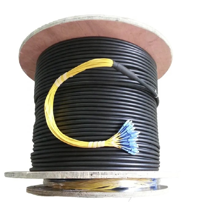 Cable mutli-fibres pré connecté LC/LC, armé et non armé - Alief
